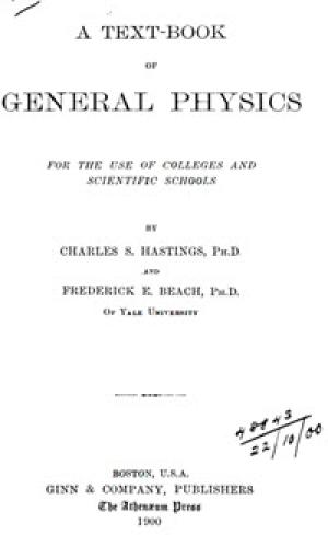 A Text-Book of General Physics - 10009746